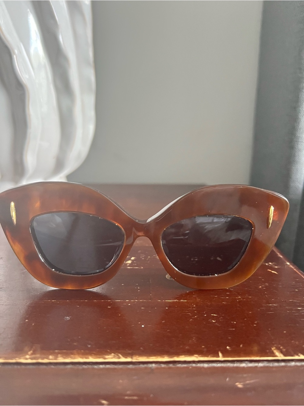 Loewe Tortoiseshell Cat-Eye Sunglasses in Brown